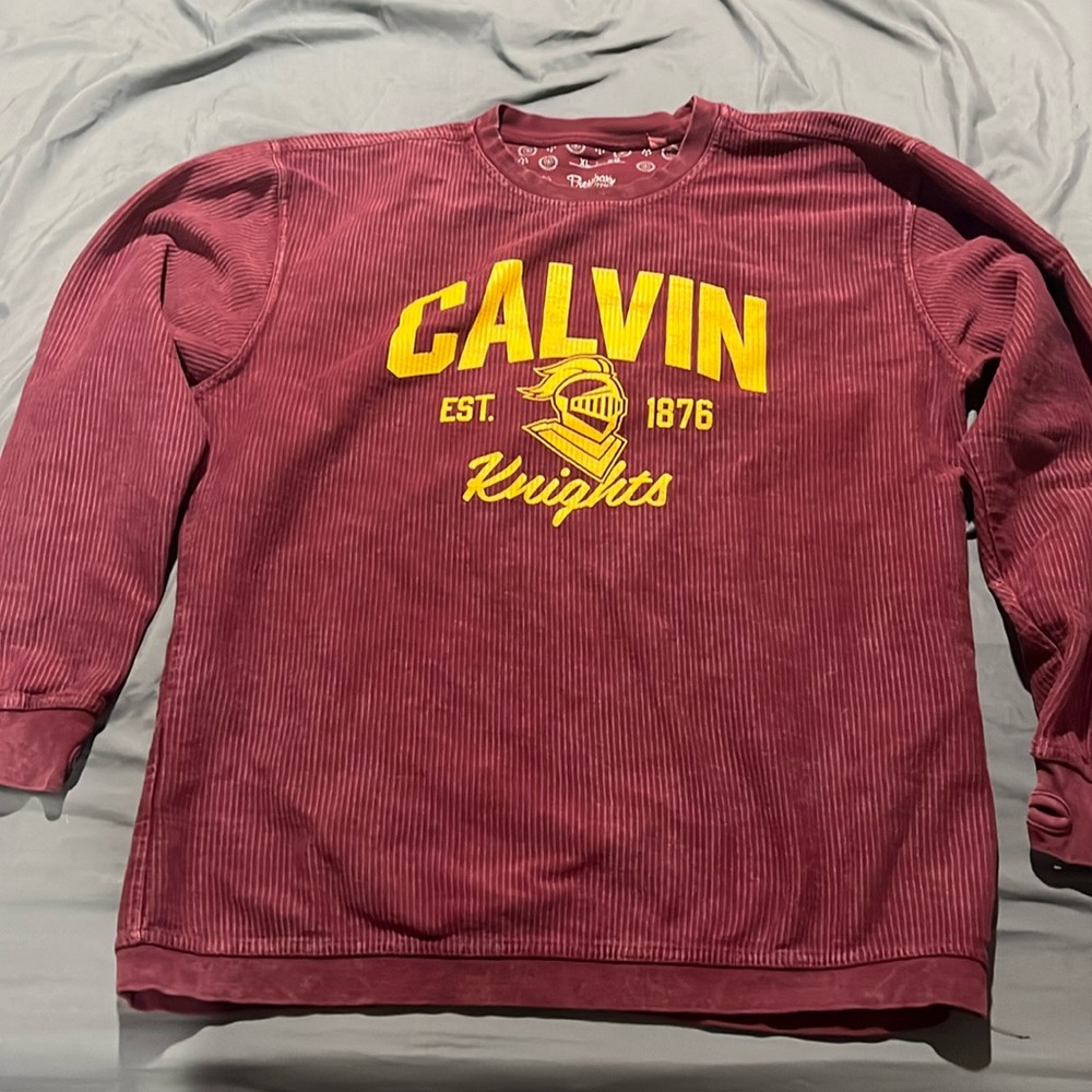Maroon Calvin Long-sleeve